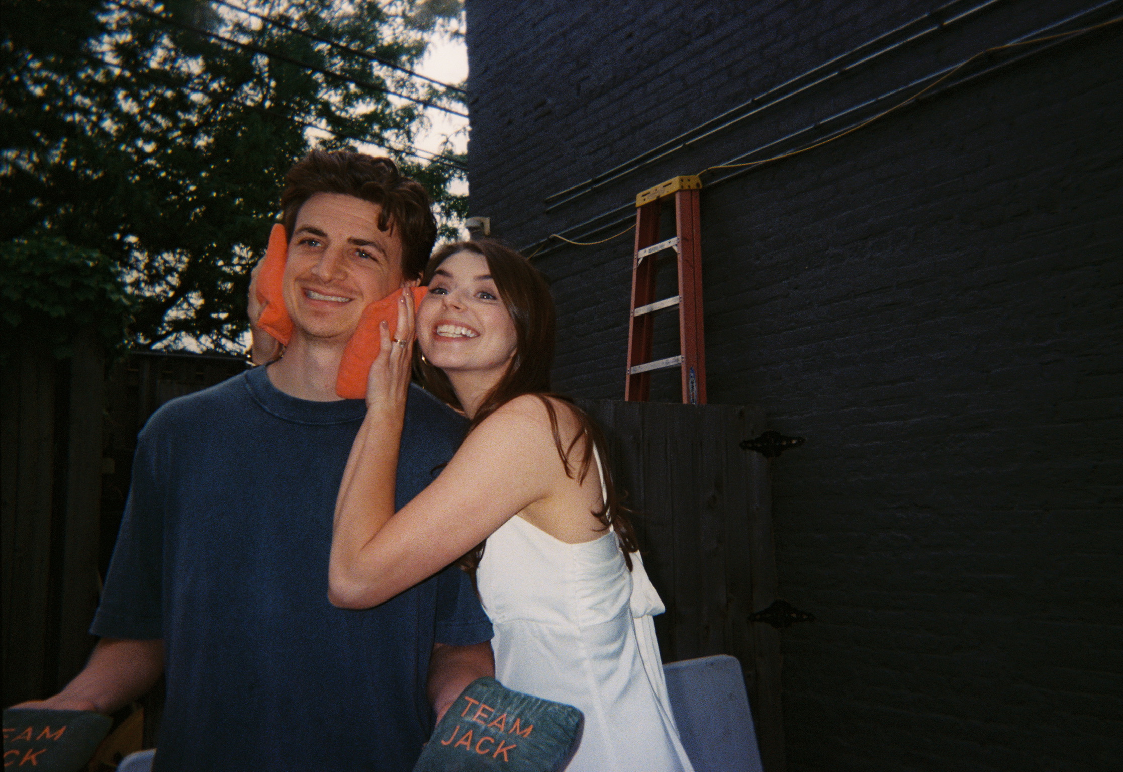 Morgan and Jack, candid